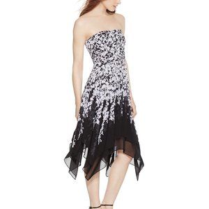 WHBM Strapless Floral Dress 00 or XS